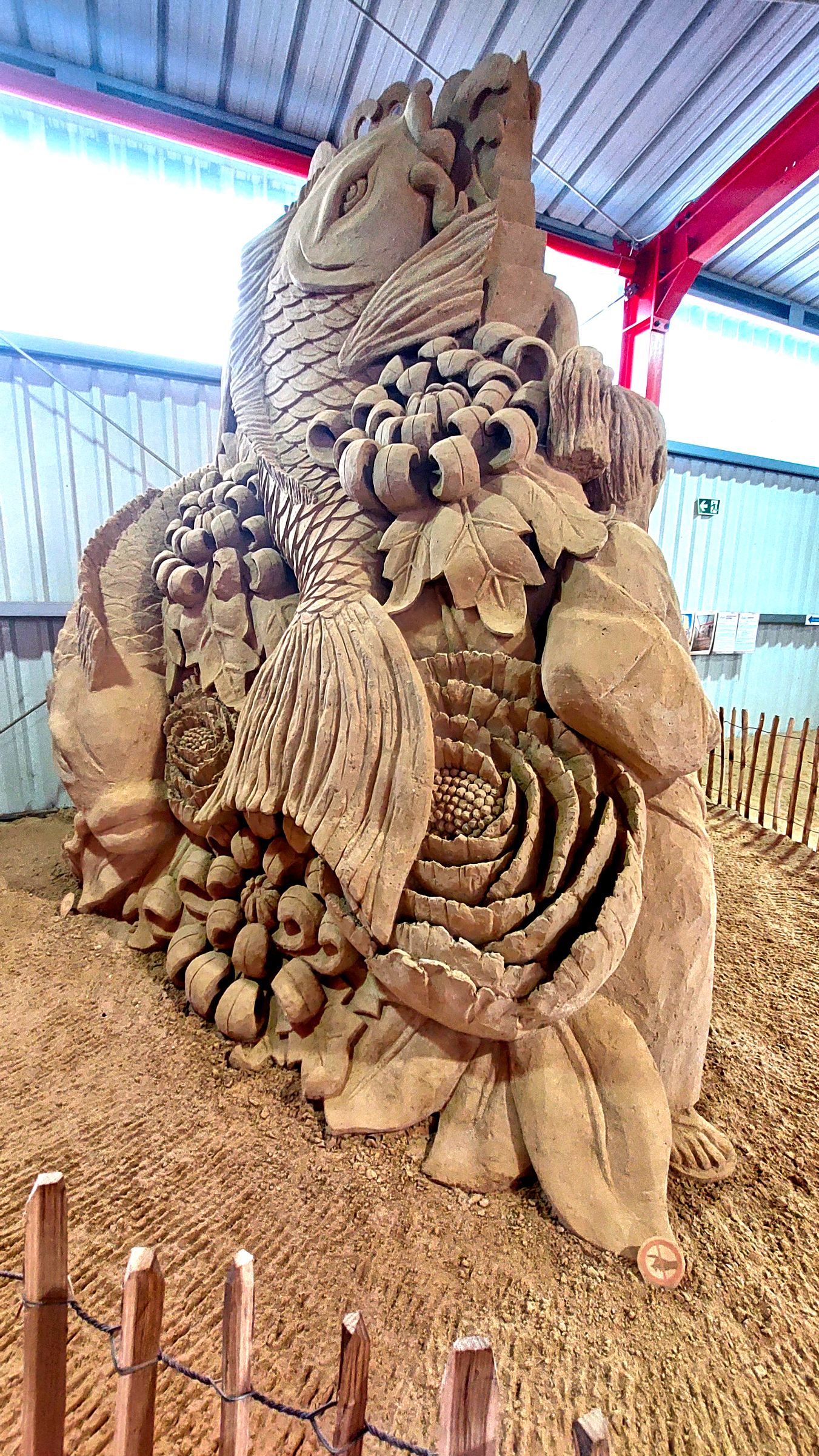 Sandskulpturen Ausstellung Welt aus Sand Trassenheide Usedom